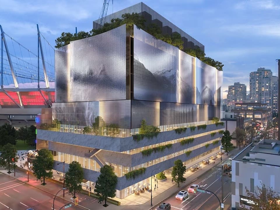 Telus data centre rendering, Vancouver