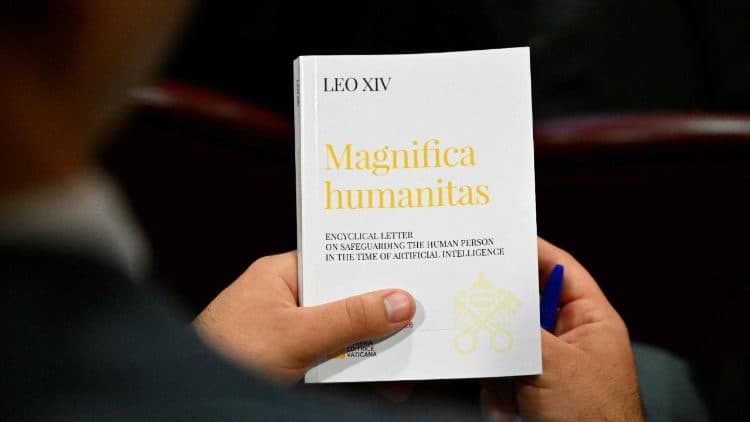 Magnifica Humanitas — cover of Pope Leo XIV's encyclical on artificial intelligence
